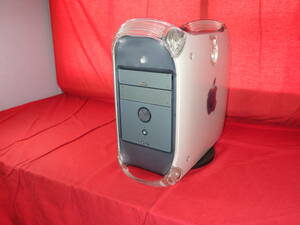 Apple　PowerMac G4 (M5183 EMCNo,1810) 【起動確認済】 350MHz/64/10GB/56K/KB　メモリ容量不明/HDDなし 【ジャンク】