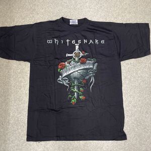 ヴィンテージ　WHITESNAKE ホワイトスネイク　RESTLESS HEART WORLD TOUR 1997 Tシャツ サイズL