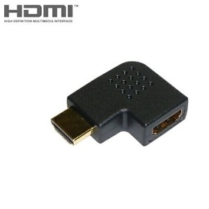 HDMI変換アダプター 横L型 アダプター HDMIオス HDMIメス (右向き)横90°