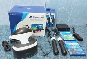 【NY702】PlayStation VR エキサイティングパック みんなのGOLF VR・PlayStation VR WORLDS同梱 欠品有り PSVR PS4