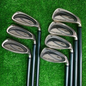 【アイアン7本セット】ウィルソン　Wilson　FatShaft FS　#6～#9、P、G、S　右　IS0080