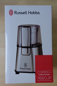 コーヒーグラインダー ラッセルホブス Russell Hobbs 7660JP コーヒーミル 電動ミル シルバー Grinder