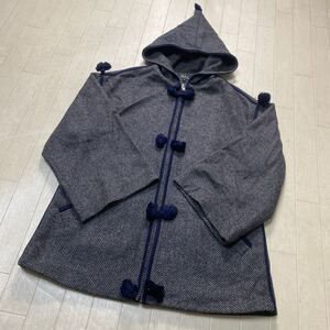 4020☆ A.P.C アーペーセー トップス アウター コート フルジップコート レディース XS グレー ヘリンボーン