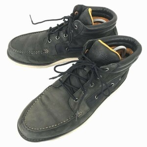 Timberland/ティンバーランド★本革/レザーショートブーツ/ワークブーツ【27.0/黒】◆Ｐ-107