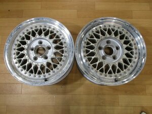 BBS RS RS137 3ピース ホイール 2本 5H-114.3 16インチ 7J+45 クラウン マーク2 チェイサー クレスタ ノア ヴォクシー エスティマ 等