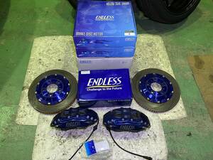 送料無料 BMW E46 M3 ENDLESS エンドレス EC670M 6POT フロント ブレーキキャリパー 品番(EEZ6XE46M3) 355mm特注スリットローター付 使用少