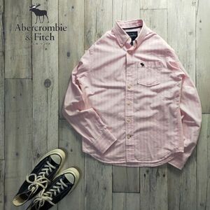 ☆Abercrombie&Fitch アバクロンビー＆フィッチ☆レディース ストライプ BD シャツ アバクロ S1666