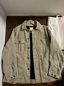 visvim MACRAY COVERALL CRASH ベージュ サイズ2 ICT KOFU 古布 限定