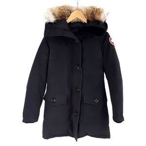 カナダグース CANADA GOOSE ダウンジャケット アウター ブロンテパーカー BRONTE PARKA 2603JL コヨーテファー XS/TP 黒 01-24092304-C