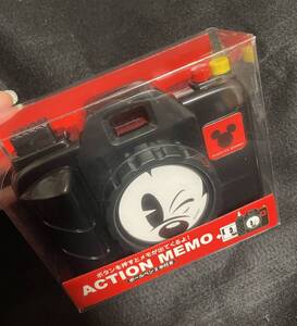 買い逃してしまった方に★新品同様・ディズニーストアで購入 ミッキーマウス ACTION MEMO アクションメモ ★ボールペン2本付き★