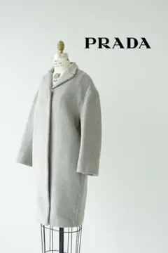 PRADA プラダ ウール チェスター コート