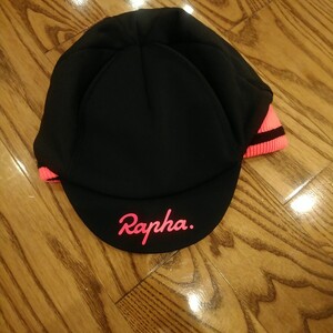 超美品 RAPHA DEEP WINTER HAT ラファ ディープウィンターハット サイクルキャップ 冬用 ソフトシェル 防風　ハイビズピンク