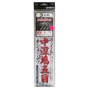 がまかつ(Gamakatsu) ライト中深場五目仕掛(3本)FD163#17-8.