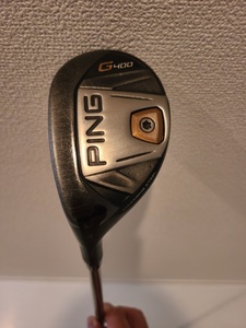 PING　G400　レフティ　UT22°　PING tour 173-85Sシャフト　中古