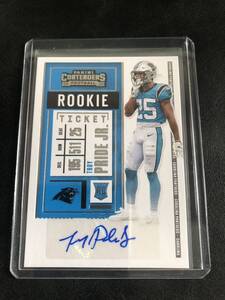 RC auto nfl contenders tory pride jr. panthers 直筆サインカード Panini