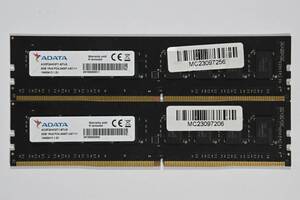 動作保証★メモリー PC4-19200 DDR4-2400 16GB(8GBx2枚)A-DATA エラー無★066