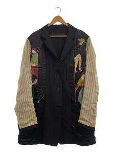 yohji yamamoto POUR HOMME◆GARBARDINE LINING ROKUMEIKAN PRINT JACKET/2/HX-J52-131