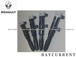 【正規純正OEM】 ルノー RENAULT イグニッションコイル 4本 SET カングー KANGOO 8200154186 8200380267 8200672564 8200405098 IG コイル