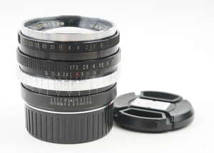 【美品】mamiyaマミヤ Super deluxe sekor 48mm F1.7 ライカMマウント改 レンズ