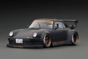 イグニッションモデル 1/18 RWB 930 Matte Black IG2474 ポルシェ 中井 ignition model マットブラック RAUH-Welt