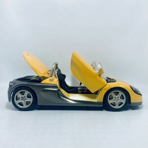 絶版品 ビンテージ ANSON 1/18 RENAULT SPORT SPIDER 1996 Yellow ルノー スポール スパイダー イエロー 外箱無し