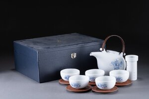 【華】某有名収集家買取品 時代物 Meissen マイセン 茶器揃い 茶煎道具 古美術 骨董品 A240100162-VV　