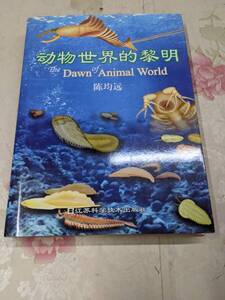 9V★／中国書　古代化石「　物世界的黎明 The Dawn of Animal World 陳均遠 2004年」古代史 化石 発掘 遺跡 Rare Book 自然科学