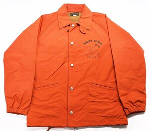 WESTRIDE (ウエストライド) CYCLE WINDBREAKER / サイクルウインドブレーカー オレンジ size 40(L) / コーチジャケット