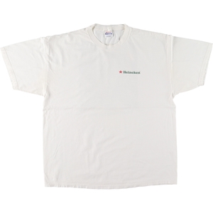 古着 00年代 ヘインズ Hanes HEINEKEN ハイネケン バックプリント アドバタイジングTシャツ メンズXL /eaa461816