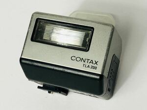 希少品 CONTAX TLA200 コンタックス ストロボ フラッシュ カメラアクセサリー 発光可 現状品