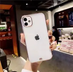 iPhoneXSMAX　ケース 韓国 大人気 背面クリア オシャレ