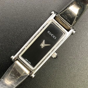 ◆時計◆『WH-6085』★GUCCI(グッチ)★1500L★レクタン型★稼働品(電池交換済)★