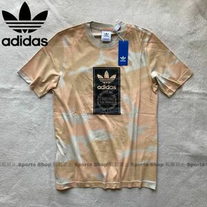 格安送料 Mサイズ 新品 adidas originals アディダス オリジナルス Tシャツ 半袖 スポーツウェア 迷彩 カモ コットン シャツ ロゴ GN1864