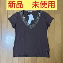 新品未使用【ma.ka.oi】Tシャツ ビーズ刺繍  フラメンコ　フラダンス用