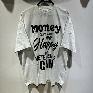 VETEMENTS 22AW SLOGAN PRINTED T-SHIRT XSサイズ UA53TR290W ヴェトモン スローガン 半袖Tシャツ TEE