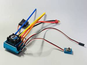 No.022 送料無料 【XERUN120A ver2.1の同等品】 120A カー用 ブラシレス センサードタイプのESC 2~3セル センサーレスモーターにも対応 @B