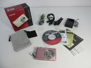 中古 カメラ CASIO EXILIM カシオ イクシム EX-Z450 ピンク / f=4.9-19.6mm 1:2.6-5.8 ※通電のみ確認済 ／ R