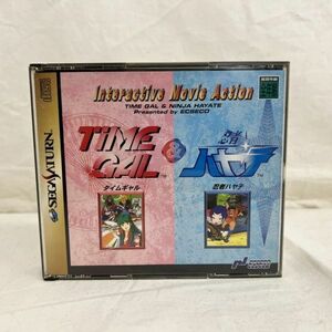 M405-H15-2528 ◎ SEGASATURN セガサターン用ソフト TIMEGAL & NINJYA HAYATE タイムギャル&忍者ハヤテ