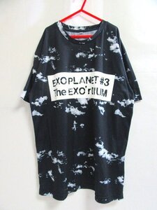 f6784n 希少★エクソ EXO PLANET ♯3 Tシャツ M 総柄 韓流 ツアー ライブ グッズ フェス