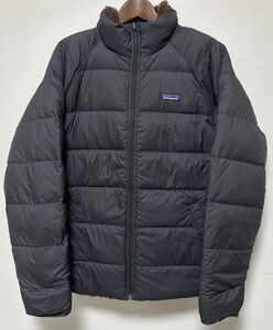 パタゴニア メンズ Mサイズ リバーシブル サイレント ダウン ジャケット フリース 20670 INBK patagonia