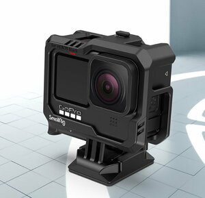 【送料無料】GoPro12/GoPro11/Gopro10/GoPro9対応　保護ケース　電池カバー付　オプションマウント有　後方全面開き型　保護ハウジング