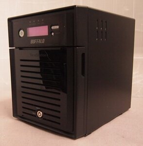 NoT871☆BUFFALO 4ベイNAS Tera Station WS5400DN1604S2 HDD・鍵欠損ジャンク BiosOK/Atom D2550 1.86GHz/メモリ4GB/メンテ可能な方に☆