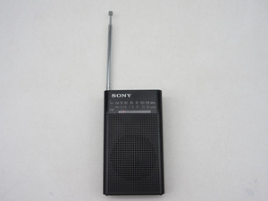 ★sm1623　ソニー　FM/AM　ラジオ　ICF-P26　18年製　黒　SONY　RADIO　ブラック　小型　ハンディー　コンパクト　キャンプ　防災 送料無料