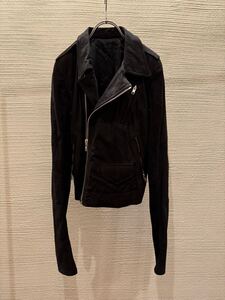 00s rick owens leather riders jacket レザー 