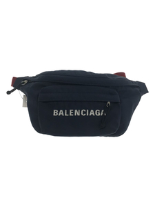 BALENCIAGA◆ウィールベルトバッグ/552770・4370/ナイロン/NVY