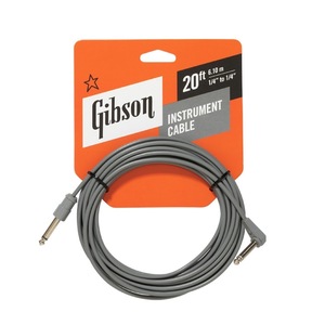 ギターシールド 約6m ギブソン Gibson CAB20-GRY Vintage Original Instrument Cable 20ft ギターケーブル