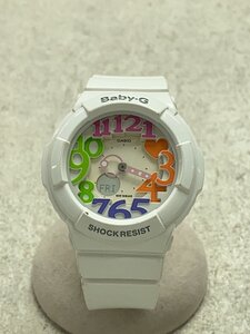 CASIO◆クォーツ腕時計・Baby-G/アナログ/ホワイト/BGA-131-7B3JF