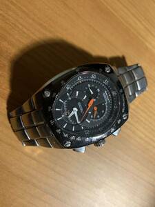 【中古美品】SEIKO kinetic キネティック　クォーツ クロノグラフ セイコー スポーチュラ SPORTURA【腕周り20cm】