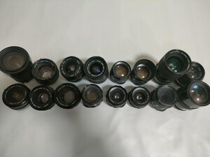 CANON NIKON PENTAX キャノン ニコン ペンタックス 50mm 35mm マクロ 等 マニュアルフォーカス レンズ 16本 まとめ まとめて 大量セット