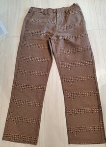 Supreme 32インチ 20AW Work Pant Houndstooth コットン BRW 千鳥格子 ブラウン ワーク パンツ 茶色 チノ シュプリーム カーゴ デニム